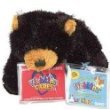 Lil'Kinz Virtual Pet Plush - BLACK BEAR ( with Red Webkinz Cares Tag)