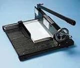 Premier 7000E Commercial 200-sheet/1-1/2 stack cutter, 16 x 20 heavy-duty wood base, 12 cut