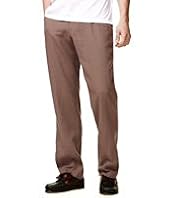 Big & Tall Linen Blend Straight Leg Regular Fit Trousers