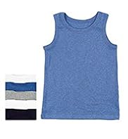 5 Pack Pure Cotton Assorted Vests