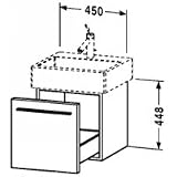 Duravit Vanity Unit Wall-Mounted 1 Pull Out Compartment 6043-22