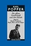 Gesammelte Werke: Die offene Gesellschaft und ihre Feinde II / Studienausgabe: Falsche Propheten Hegel, Marx und die Folgen: Bd 6