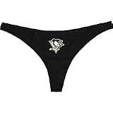 College Concepts Pittsburgh Penguins Women's Logo Thong Extra Large