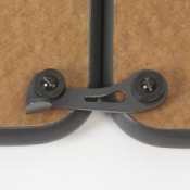 Ganging Clips for "Here Flip Top" Training Room Tables, Dark Gray, Pair (BREPCLIPAN) Category: Office Side Meeting Room Tables
