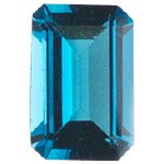 36.93 Cts of AAA 28x15 mm Emerald Loose London Blue Topaz ( 1 pcs ) Gemstone