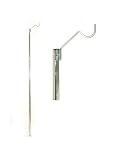 Garment Pole: (Quantity of 1), 5ft Pole with 8 Hook, Aluminum, Made in the U.S.A.