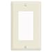 Tools & Hardware : Leviton Decora 1 Gang Wallplate, Almond #017-80401-00A
