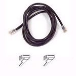 BELKIN CAT5E 25FT BLACK PATCH CORD W/SNAGLESS BOOT