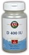 Vitamin D-400 FLO 400 iu By KAL - 100 Softgels
