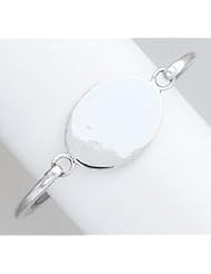 Sterling Silver Fancy Slip-on Bangle Bracelet