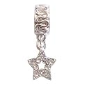 LovingtheBead &copy; Funky Star Dangle Slide-on & Slide-Off Bead Charm