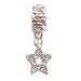 LovingtheBead &copy; Funky Star Dangle Slide-on & Slide-Off Bead Charm