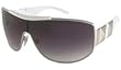 Guess Sunglasses - 6513 / Frame: Silver and White Lens: Gray Gradient
