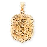 14k St Michael Pendant