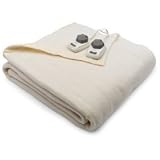 Sunbeam Royal Nights Heated Blanket, Queen size, Seashell -