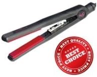 KQC X-Heat Ceramic &amp; Tourmaline Flat Iron 1 Inch (Receive Free Mini Flat Iron with Purchase)