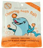 Aura Cacia Cheering Foam Bath-Tangerine and Sweet Orange Essential Oils [2.5 Oz Packet]