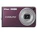 Electronics : Nikon Coolpix S550 10MP Digital Camera with 5x Optical Zoom (Plum)