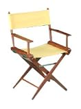 AFI 60040 SeaTeak Solid Teak Boat Director's Chair (Without Seat Covers)