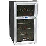 18 Bottle Dual Zone Wine Cooler - Digital Control