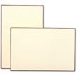 100 Cranberry Bordered Ecru Correspondence Cards