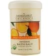 Aromafloria Organics Certified Organic Bath Salts - Sweet Orange/ Vetiver