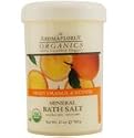 Aromafloria Organics Certified Organic Bath Salts - Sweet Orange/ Vetiver