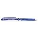 Pilot 31574 - FriXion Point Erasable Roller Ball Stick Gel Pen, Blue Ink, Needle-PIL31574