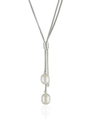 Bella Pearl Triple Drop Pendant Necklace