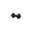 10 Gauge Black Acrylic Plug