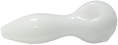4'' Art Incense Holder Pipe,Thick,Incense Burner,Spoon,(White)