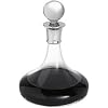 75cl Ships Decanter- Plain Crystal In Sterling Silver By Carrs Of Sheffield