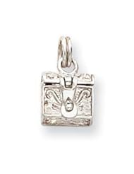 Sterling Silver Cross Prayer Box Charm