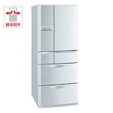 【エコポイント対象商品】三菱 601L 6ドア ノンフロン冷蔵庫(プレミアムシルバー)光ビッグ MR-E60R-S