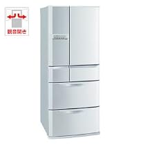 【エコポイント対象商品】三菱 601L 6ドア ノンフロン冷蔵庫（プレミアムシルバー）光ビッグ MR-E60R-S