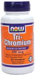 Tri-Chromium by NOW Foods - Minerals (500 mcg - 90 Vegetarian Capsules)