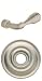 Baldwin 5100.150 Satin Nickel Half Dummy 5100 Solid Brass Lever with 5048 Rosette