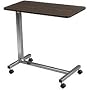 Drive Medical Non Tilt Top Overbed Table, Silver Vein