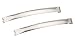 France Luxe 66x6mm Metal Barrette - Pairs
