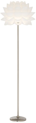 Possini Euro Design White Floor Lamp