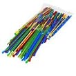 Paragon Sno-Cone Spoon Straws, Multicolor, 200-Count