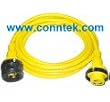 Marinco 50PCM2 PowerCord Marine Electrical Power Cordset (30-Amp, 50-Feet, Yellow)