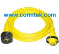 Marinco 50PCM2 PowerCord Marine Electrical Power Cordset (30-Amp, 50-Feet, Yellow)