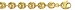 14K Gold Puffed Mariner Chain Bracelet or Necklace, 7.3mm wide