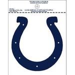 Indianapolis Colts Window Cling Decal