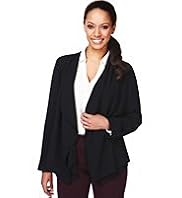 Open Front Waterfall Tailored Jacket