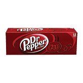 Dr. Pepper Soda, 12 oz Can (Pack of 24)