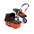 Bugaboo Cameleon Stroller - Orange Base - Dark Brown Canvas