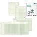 Wilson Jones ColumnWrite Columnar Pad, 11 x 8.5 Inch Size, Ruled Both Sides Alike, 41 Lines per Page, 2 Columns, Green, 50 Sheets per Pad (WG7202A)
