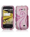Samsung Transform M920 SPH-M920 Phoenix Tail Diamante Diamond Studded Snap- ....